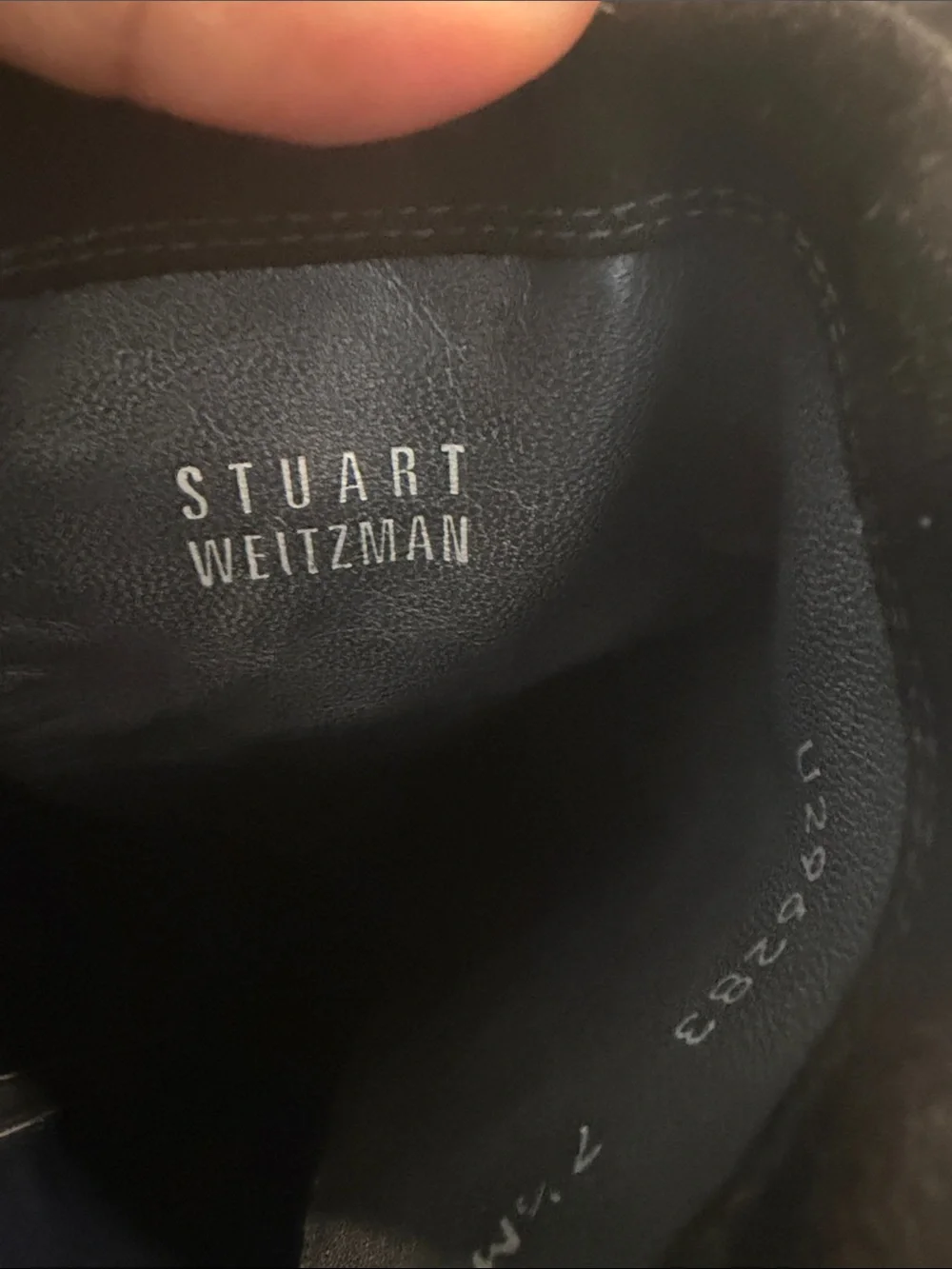 Stuart Weitzman Black Over-the-Knee Block Heel Boots